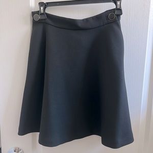 Sandro Paris black skater winter skirt Euro size 1